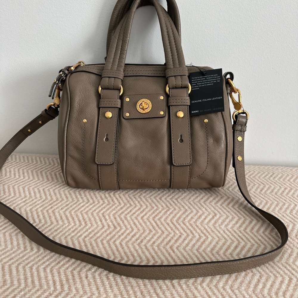 Marc jacobs satchel leather bag. New with tags